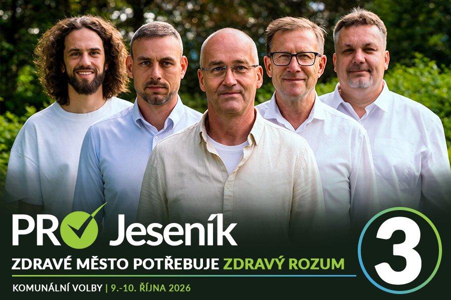 Komunální volby Jeseník - Lidé PRO Jeseník